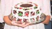 Шоколадный торт с цукатами и взбитыми сливками. 10 августа 1999 г.