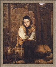 И.Н.Крамской. Портрет оскорбленного еврейского мальчика