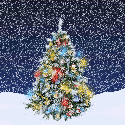 Новогодняя елка в русском стиле